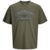 Jack & Jones JJEvender Graphic Tee Dusty Olive