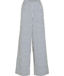 Vila VIVarone Pattern Wide Pant Navy Blazer