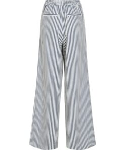 Vila VIVarone Pattern Wide Pant Navy Blazer