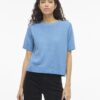 Vila VILollo O-Neck Detail Knit Top All Aboard