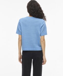 Vila VILollo O-Neck Detail Knit Top All Aboard