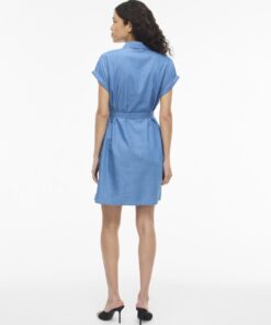 Vila VINori Shirt Dress Medium Blue Denim
