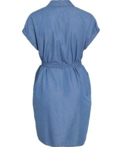 Vila VINori Shirt Dress Medium Blue Denim