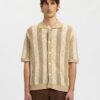 Selected Homme SLHShane Open Struc Polo Cardigan Birch