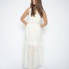 Mos Mosh MMSabria Embo SL Dress White