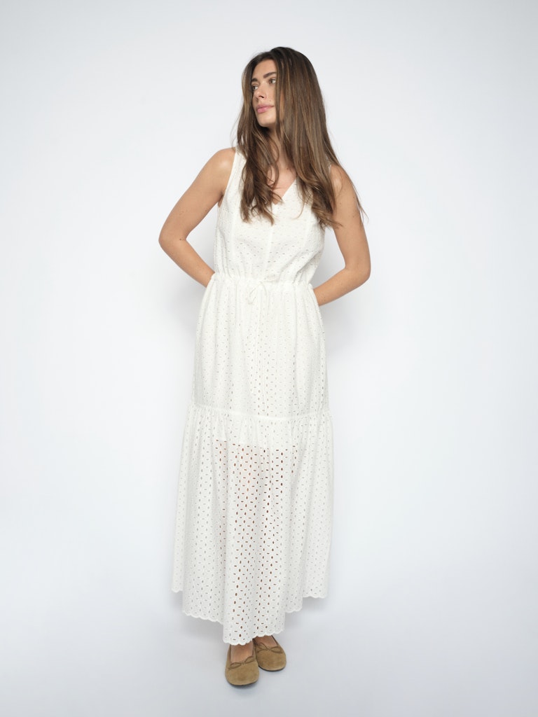 Mos Mosh MMSabria Embo SL Dress White