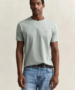 Gant Shield T-Shirt Ceramid Grey