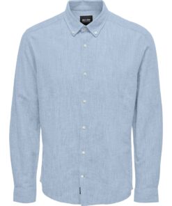 Only & Sons ONSarlo Linen Blend Shirt Skyway