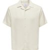 Only & Sons ONSKari Resort Shirt White