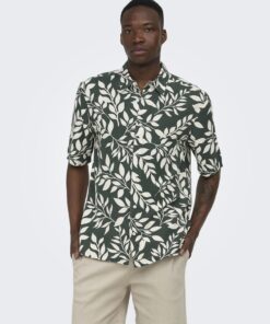 Only & Sons ONSHarvi Life Shirt Darkest Spruce