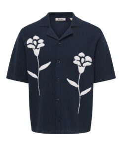 Only & Sons ONSSonny SS Shirt Knit Naval Academy