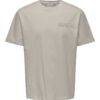 Only & Sons ONSFred Life Print Tee Silver Lining