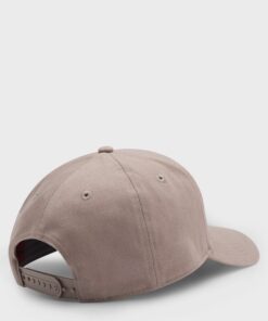 Hugo Jude Cotton Twill Cap with Logo Light Brown