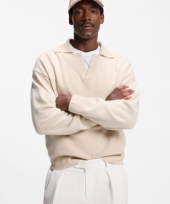 Boss Zed LN Linen Cap with Embroidered Logo Light Beige