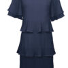 STI Calico Dress Dark Blue