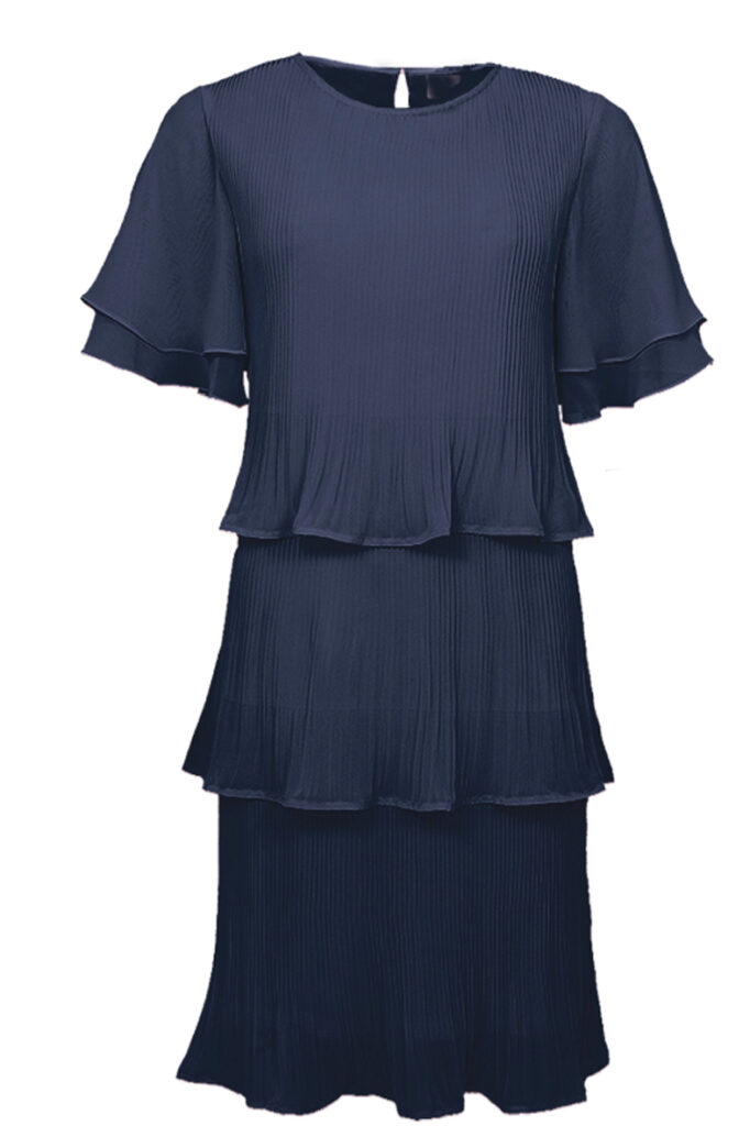 STI Calico Dress Dark Blue