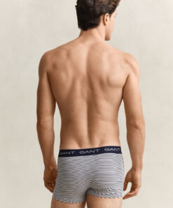 Gant Thin Stripe Trunk 3 Pack Vintage Blue