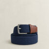 Gant Elastic Braided Belt Classic Blue