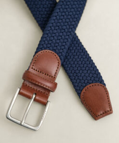 Gant Elastic Braided Belt Classic Blue