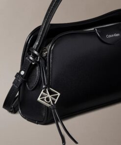 Calvin Klein Trio Compartment Crossbody Camera Bag Black