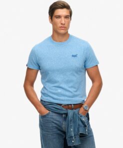 Superdry Essential Logo Tee Bright Blue Grit