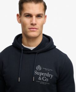 Superdry 1954 Company Relaxed Hood Dark Navy