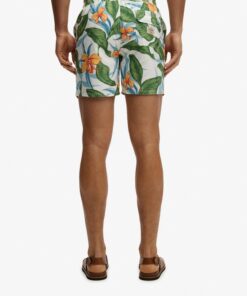 Superdry Hawaiian Print Swim Short Evergreen