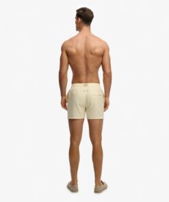 Superdry Embroidered Logo Swim Short Pastel Yellow