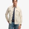 Superdry 2 Pocket Overshirt Oatmel Beige