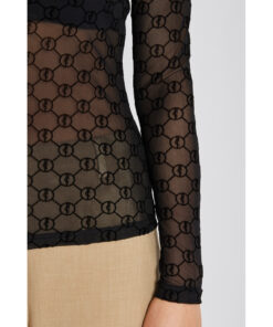 Rue de Femme RDFRound Neck Blouse Black