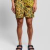 Lyle & Scott Floral Swim Shorts Super Yellow